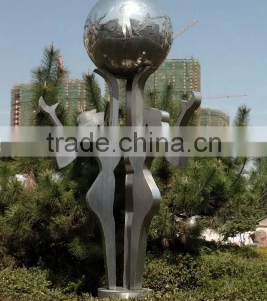 Large Ball Stainless Steel Sculptures