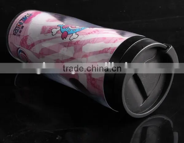 350ml Double Wall Plastic Insulated Travel Mug photo-2