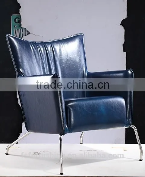 YY008 2016 Latest Modern Single Chair Leisure Chair With Strong Aluminum Foot photo-3