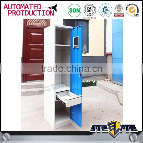 Single Door Metal Locker Wardrobe Steel Locker Cabinet photo-2