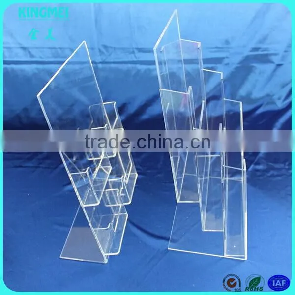 Acrylic Box,small Simple Tabletop Clear Acrylic Brochure Holder Box photo-4