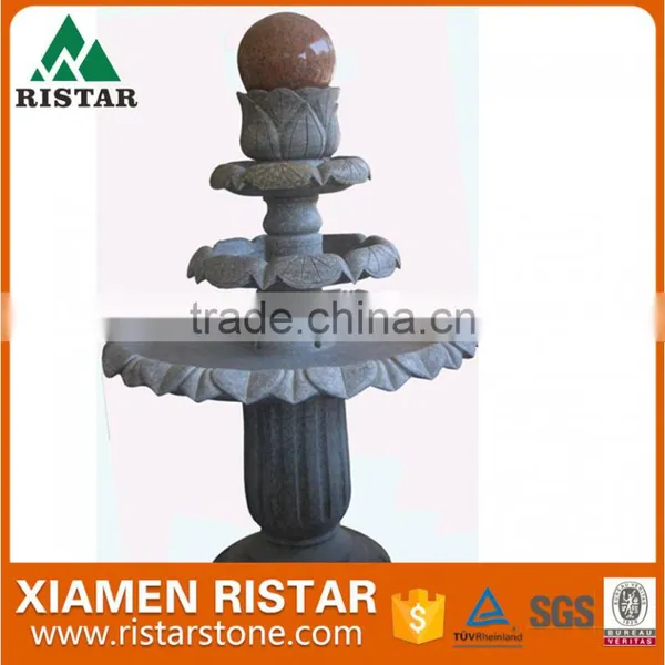 Granite Stone Rolling Ball Water Fountain photo-4