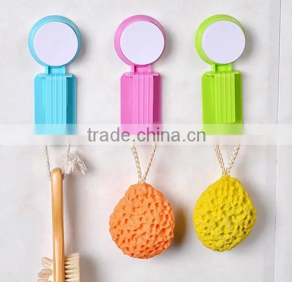 Vacuum Suction Cup Kitchen and Bathroom Plastic Basin Hook/shelf/holder photo-4
