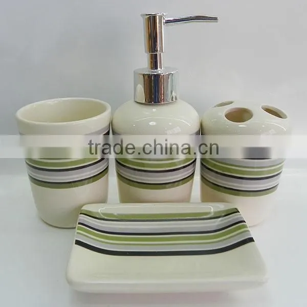 Wholesale Yellow Bathroom Accessories Set photo-5
