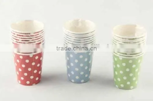 2016 Hot 10pcs Happy Birthday 250ml Paper Cups With Nice Printing photo-2