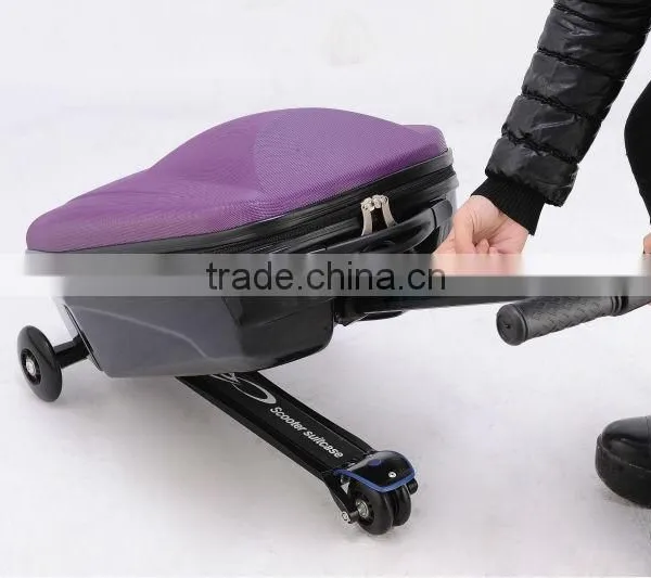 Airport ABS 3 Wheels Scooter Trolley Luggage With CE photo-5
