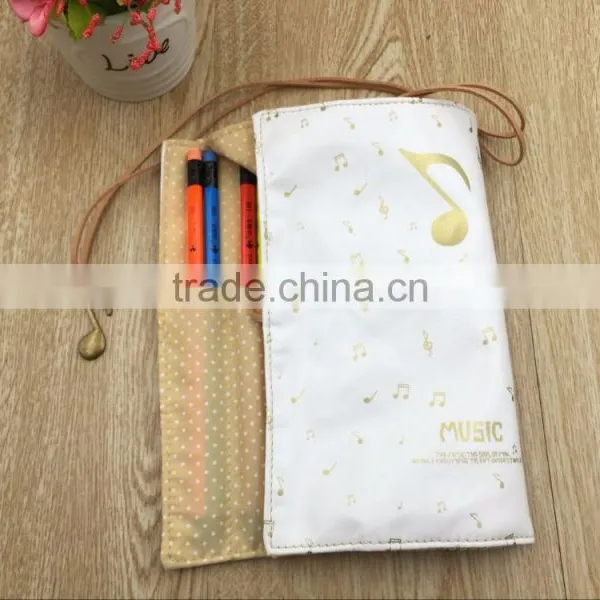High Quality Top Sale Roll up Round Pencil Case for Students for Office Stationery photo-3