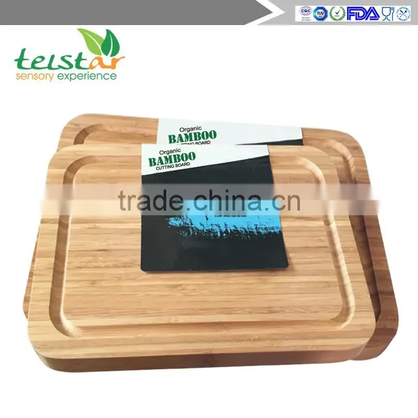 Manufacturers Selling New Bamboo Chopping Block 2 PCS Sink Organic Bamboo Cutting Board photo-4