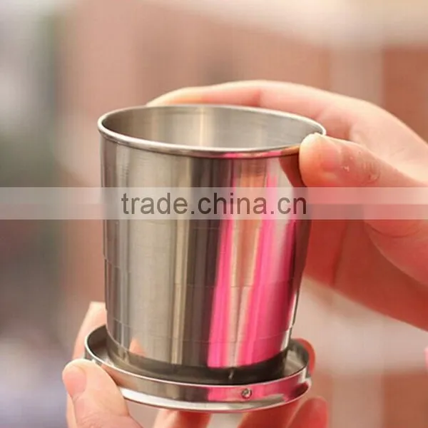 Six-layer Stainless Steel Flexible Folding Portable Cups or Travelling Cups photo-5