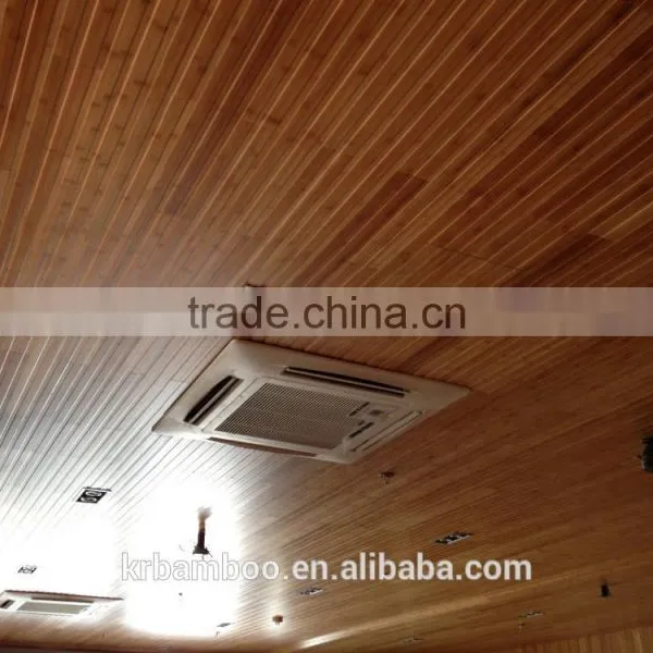 Carbonized Horizontal Matt Finish Bamboo Ceiling Panel With 20 Years Durable Quality for Indoor Use photo-6