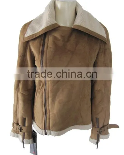 Ladies' Winter PU Slim Fit Basic Jacket Blazer photo-3