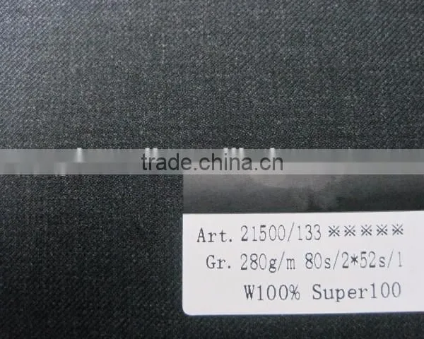 Garment Use Elastane Australian Merino Wool Fabric photo-4