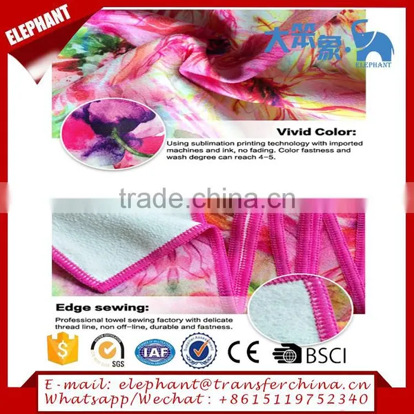 Promation Microfiber Sports Gym Yoga Towel Custom Design Logo photo-3