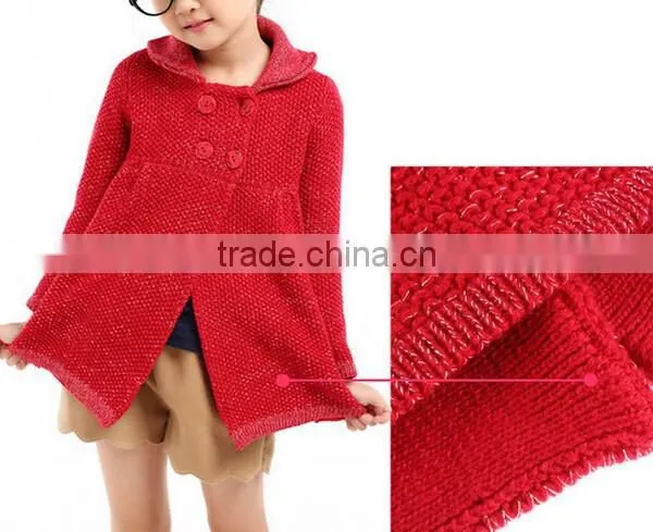 Latest Knitting Patterns Children Wool Sweater Designs For Grils photo-3