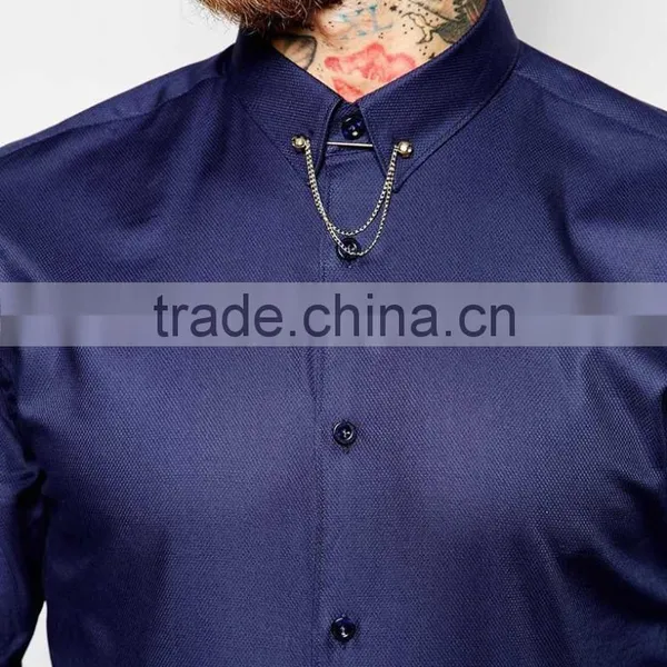 Custom Mens Silk Dress Shirt photo-3
