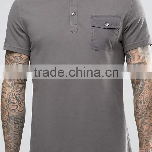 Man t Shirt of Polo Style photo-3