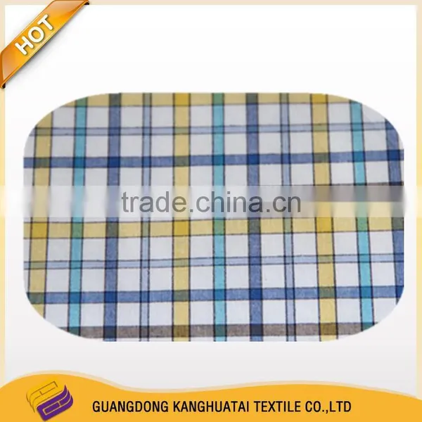High Quality 100% Cotton Colourful Grid Mercerized Fabric photo-2