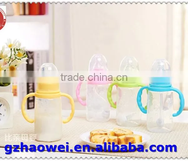 Food Standard Silicon Baby Bottle With Handle photo-2