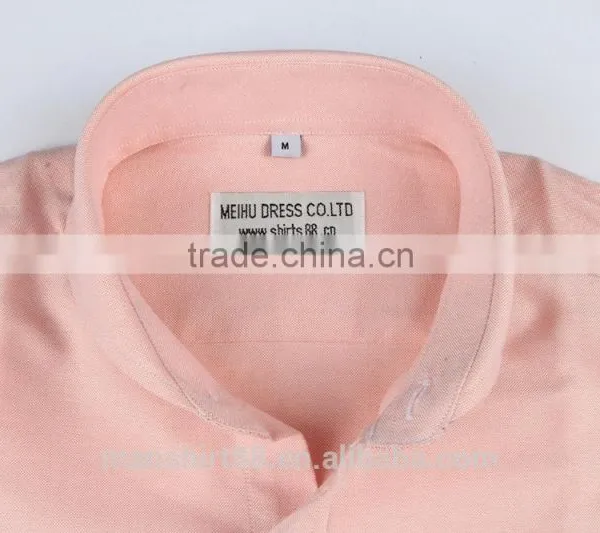 Spread Collar Oxford Shirt 100 Cotton Men Dress Shirt Washed Custom Shirt photo-2