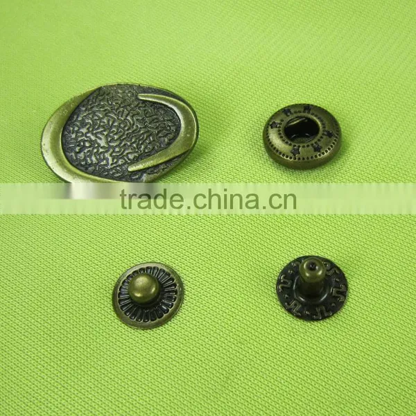 High Quality Metal New Style Custom Round Many Colors Clip Snap Button photo-4