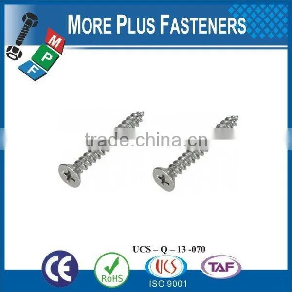 Made in Taiwan High Quality Stainless Steel Drywall Screw Torx Countersunk Head Screw Countersunk Screw photo-5