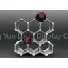 Silver Metal Wine Bottle Display Stand For Gourmet Restaurant