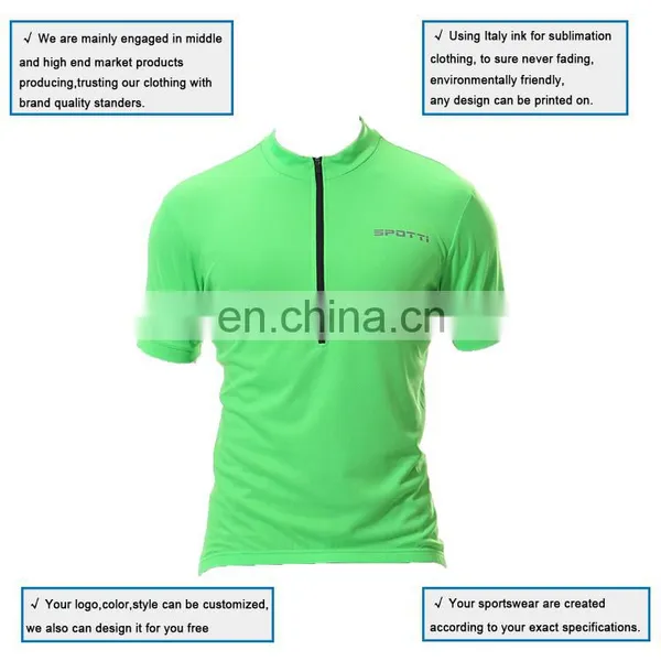 Customizd Wholesale Basics Men's Short Sleeve Cycling Jersey - Bike Biking Shirt Cycling Wear photo-2