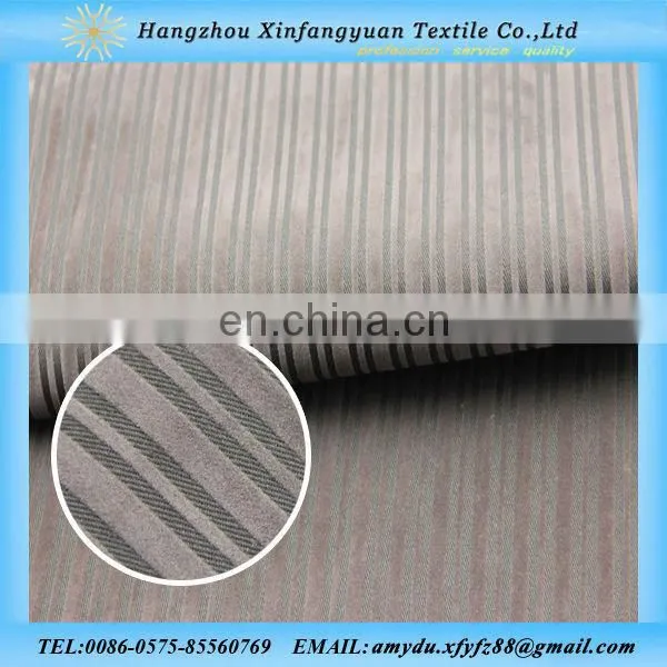 Twill Flock Fabric Flocked Fabric Cotton Flocking Stripe Pattern Twill Flock Fabric Flocked Fabric