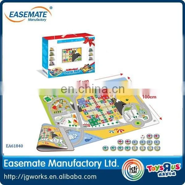 kid plastic play mat flying chess set