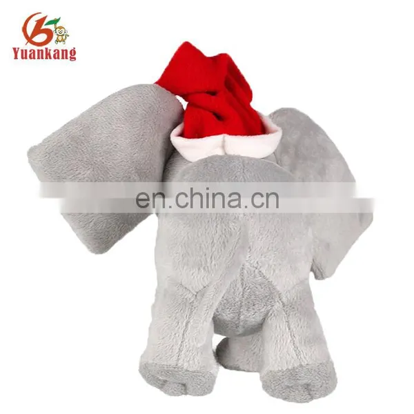 SA8000 Socia Audit Wholesale Customized Plush Gray Animal Elephant Stuffed Toy With Big Ears photo-3