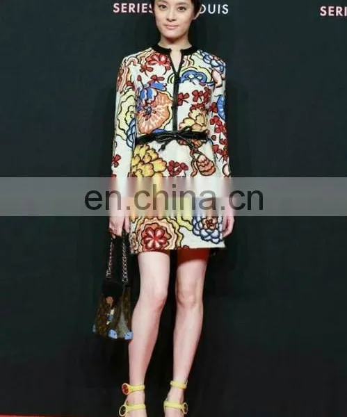 2015 Long Sleeve Dress Women Wear photo-4