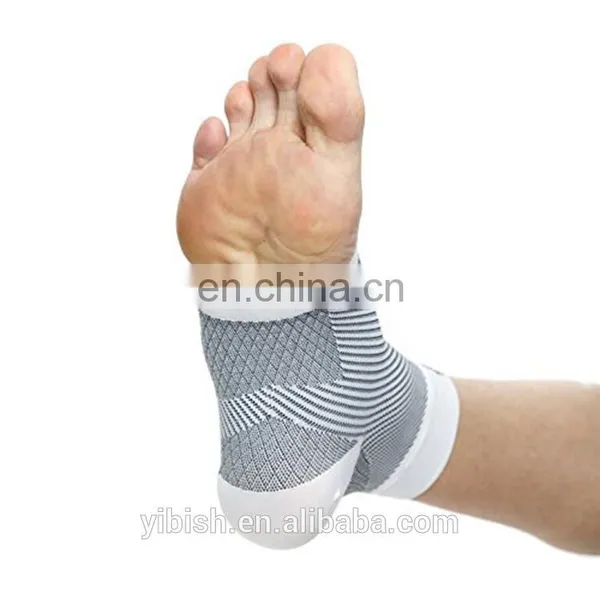 Athletic Knitted Open Toe Compression Ankle Socks For Sports#YLW-03 photo-3