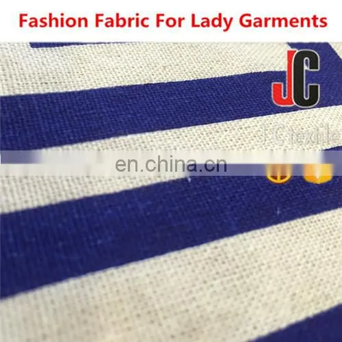Shao Xing jc Textile Clothing Fabric Soft Printed Fabric Cotton Linen Fabric photo-4