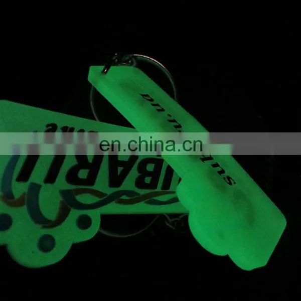 Glow in Dark Pvc Custom Printed Cheap Keychains as Gift photo-4