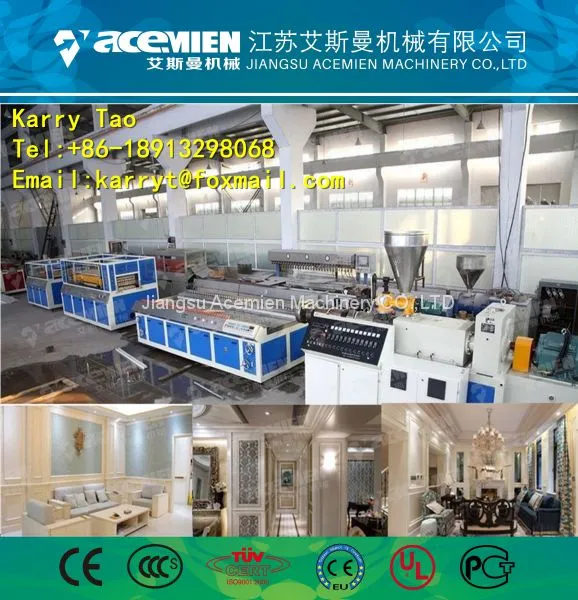 PVC/PE/PP Decking Production Line photo-3