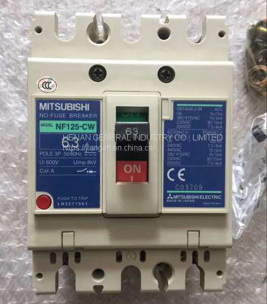Mitsubishi Breaker AE NF BH-D6 ELCB NV30-CS 3p 25A photo-4