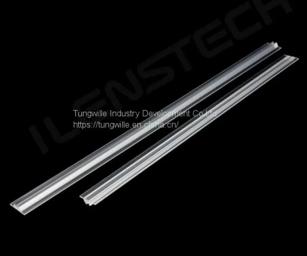 LED Strip Profile Cover Plastic / Linear Transparent Lens 2835 3030 photo-2