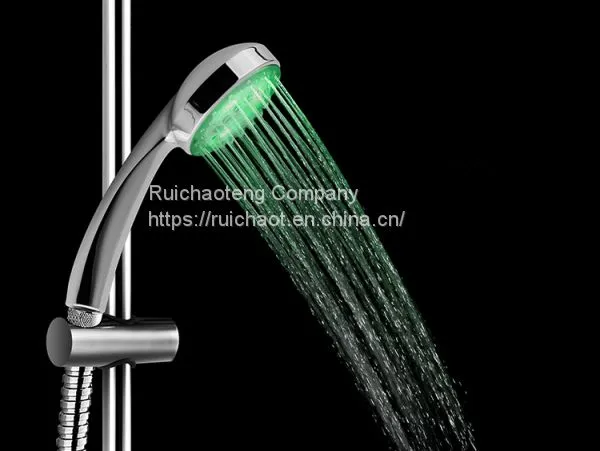 Bathroom Faucets ABS LED Lights Automatic Shower Head photo-4