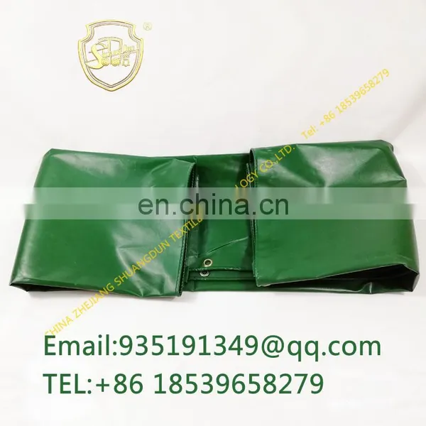 Coated Fabric,Green Tarpaulin and Waterproof Canvas Can be Made in Various Sizes. China Zhejiang Canvas Factory. photo-4