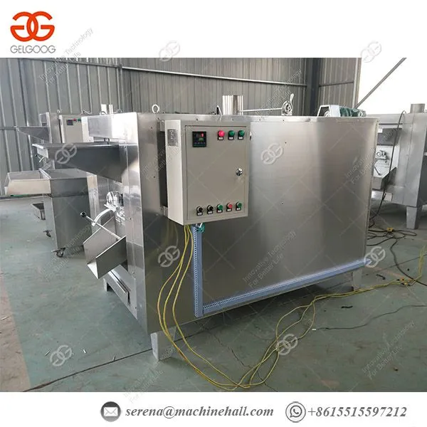Home Nut Roasting Machines 60 - 80 Kg/h Commercial Peanut Roasting Machine photo-2