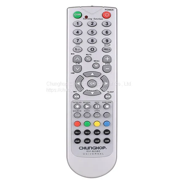 RM-808E TV AT2 LCD SAT DVD VCD AUX 8 in 1 Universal Remote Control photo-3