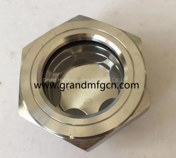 High Pressure Stainless Steel 316L Oil Level Sight Glass Male Npt Thread 1/4 Inch 2 Inch photo-3