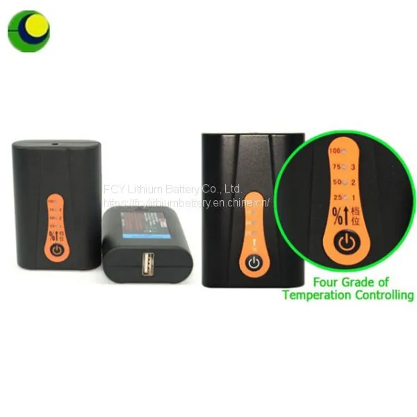 7.4V 2.2Ah Heated Jacket Lithium-Ion Battery With Four-grade Power Display photo-5