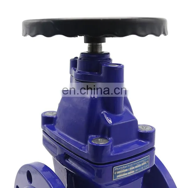 Bundor Ductile Iron China Valve Non Rising Stem 3-8 Inch Resilient Wedge 10k 3 Inch Gate Valve Price photo-4