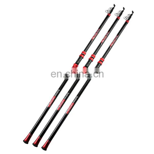 3.0M 3.3M 3.6M 3.9M 4.2M 4.5M Telescopic High Carbon Fiber Long Shot Lure Fishing Rod photo-3
