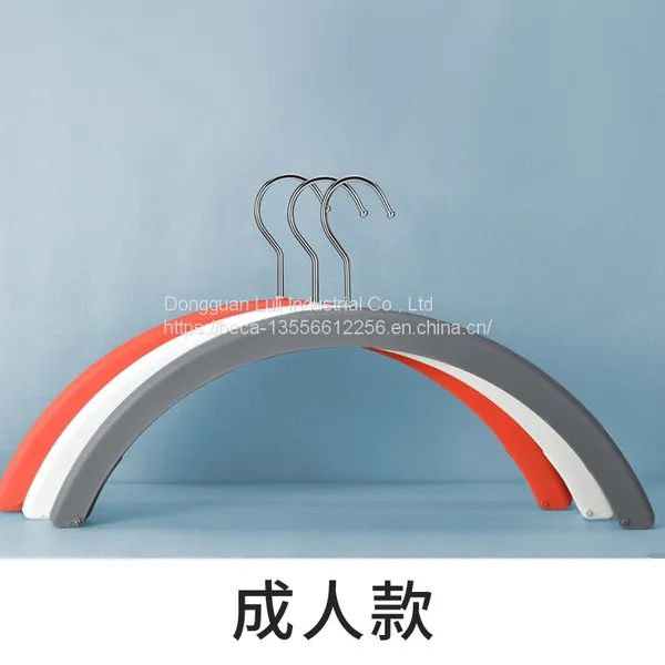 Multi Combination Anti Slip Plastic Rainbow Clothes Hanger