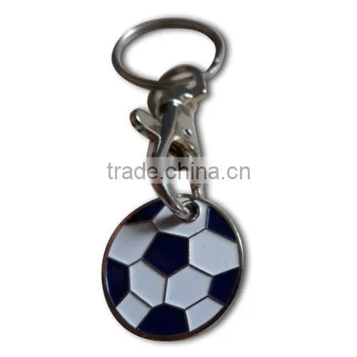 Shopping Cart Coin Keychain,metal Coin Holder Keychain,trolley Coin Keychain for Supermarket photo-5