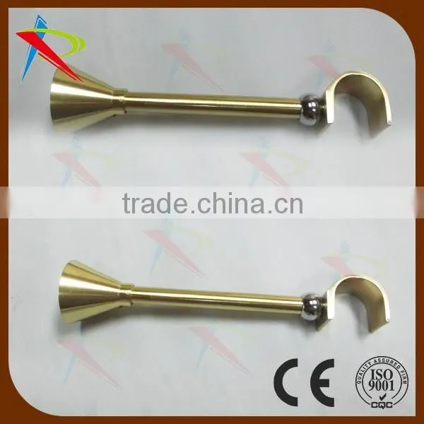 Wrought Metal Greece Style Curtain Pole Brackets Accessories