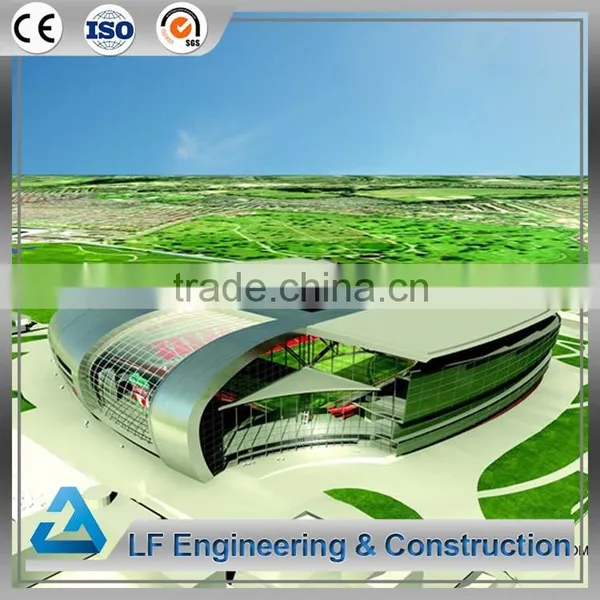 Sunshade Steel Structure Space Frame Football Stadium photo-3