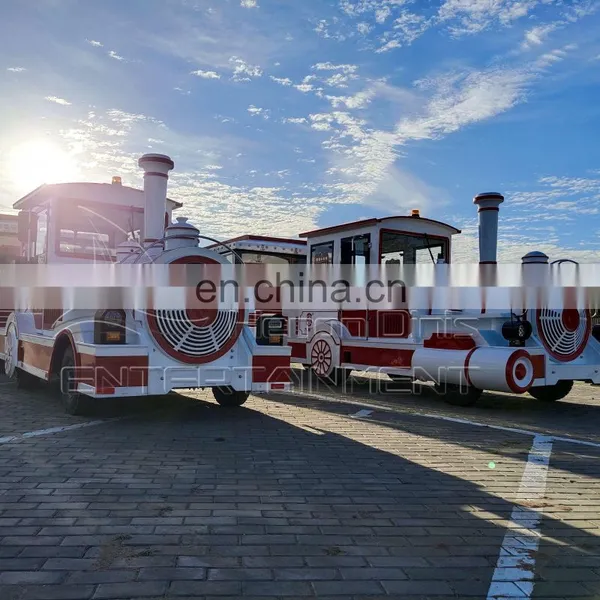 40 People Tour Electric Trackless Tourist Sightseeing Road Train For Sale photo-3